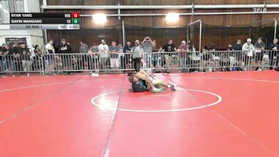 140 lbs Rr Rnd 1 - Ryan Yang, Ridge High School vs Gavin Mangano, Kd