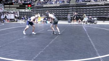 184 lbs Semifinal - Asher Cunningham, Penn State vs Aaron Ayzerov, Columbia