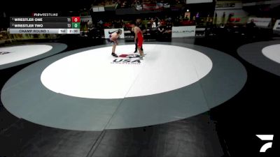 Champ. Round 1 - Alexander Lam vs Liam Conway, Bellarmine College Prep High School Wrestling