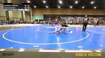 77 lbs Consolation - Kaidence Cisneroz, Powerhouse Wrestling Club vs Kalaya Baxter, Grizzly Wrestling Club