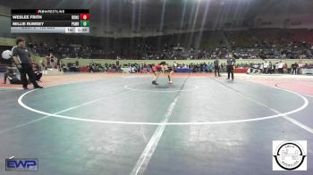 100 lbs 3rd Place - Weslee Frith, Duncan Lady Demons vs Millie Rumsey, Pawhuska Huskies JH