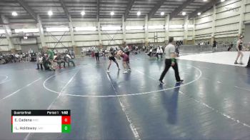 195 lbs Quarterfinal - Logan Holdaway, JWC vs Ezra Cadena, Morgan Wrestling Club