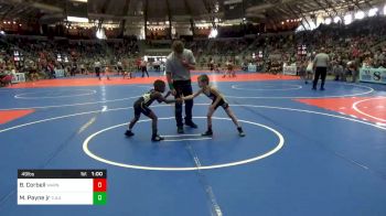 Prelims - Braxton Corbell, Warner Eagle Wrestling Club vs Manuel Payne Jr, Tulsa McClain Pin-King All Stars