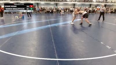 Elite 285 lbs Quarterfinal - Markos Mihalopoulos, Wisconsin-La Crosse vs Donnie Hidden, St. Cloud State