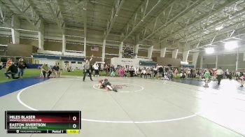 150 lbs Semifinal - Easton Sivertson, Ridgeline High School vs Miles Blaser, Wasatch Wrestling Club