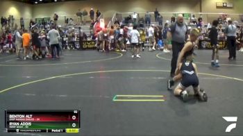 92 lbs Finals (8 Team) - Ryan Addis, SWAT Gold vs Benton Alt, East Kansas Eagles