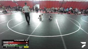 53-53 lbs Round 2 - Aulona Dauti, Wisconsin vs Gabriel Villanueva, Prescott Wrestling Club