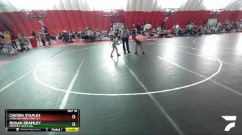 52-57 lbs Round 2 - Cayden Staples, Lakeland Predators WC vs Rogan Bramley, Panther Youth WC