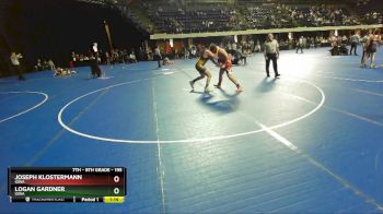 195 lbs Quarterfinal - Joseph Klostermann, Iowa vs Logan Gardner, Iowa