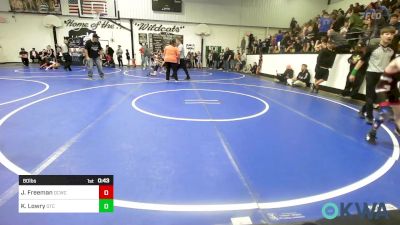 80 lbs Rr Rnd 3 - Jagger Freeman, Dark Cloud Wrestling Club vs Kayden Lowry, Grove Takedown Club