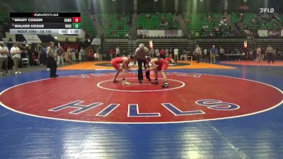 7A 150 lbs Quarterfinal - Walker Hogue, Vestavia Hills vs Brady Coggin, Oak Mountain