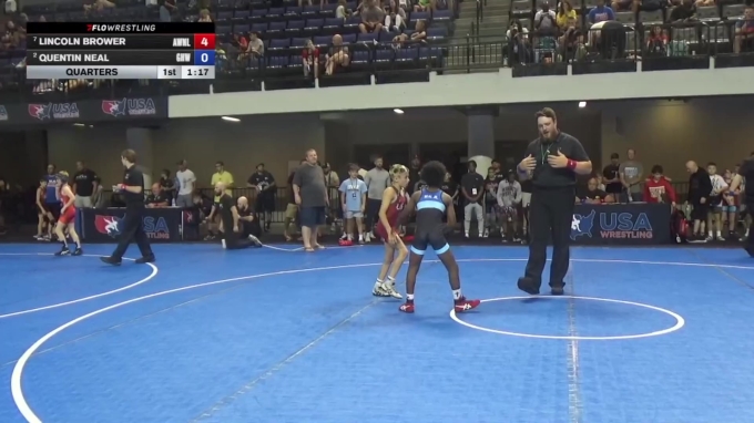 74 lbs Quarters - Lincoln Brower, Apex Wrestling NYC LLC vs Quentin ...