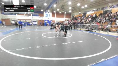 106 lbs Cons. Round 1 - Max Fate, Edison vs Evan Estrada, San Gorgonio