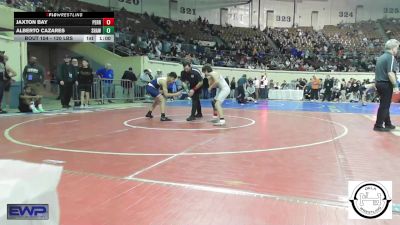 120 lbs Consi Of 32 #2 - Jaxton Bay, Perry vs Alberto Cazares, Shawnee Wrestling