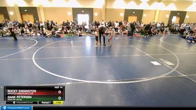 52 lbs Cons. Semi - Rocky Swainston, Wasatch Wrestling Club vs Gage Petersen, Sons Of Atlas