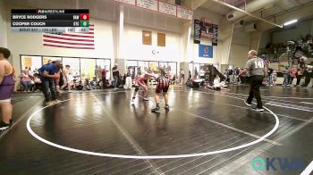 130 lbs 3rd Place - Bryce Rodgers, Raw Wrestling Club vs Cooper Couch, Grove Takedown Club