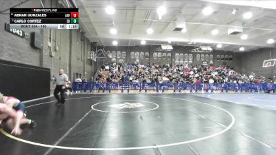 165 lbs Semifinal - Abran Gonzales, Arvin vs Carlo Cortez, East Bakersfield