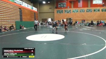 174 lbs Cons. Round 5 - Giancarlo Tolentino, Palomar College vs Kevin Casillas, Santa Ana College