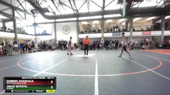 100-111 lbs Champ. Round 1 - Dominic Pasquale, Izzy Style Wrestling vs Diego Batista, Normal