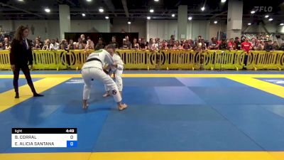 BRIANNE CORRAL vs ERICA ALICIA SANTANA 2024 American National IBJJF Jiu-Jitsu Championship