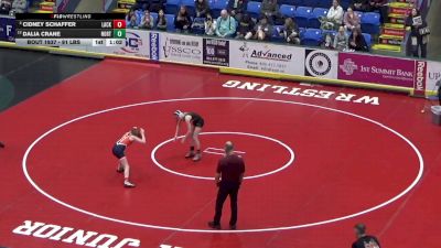 91 lbs Final - Cidney Schaffer, Lackawanna Trail vs Dalia Crane, Northern Lebanon