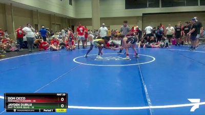 95 lbs Round 5 (6 Team) - Dom Cicco, Panhandle Punishers vs Jayden Duruji, East TN Bomb Squad