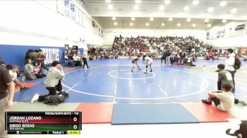 113 lbs Cons. Round 4 - Diego Rosas, 5th Sun WC vs Jordan Lozano, Eastvale Elite