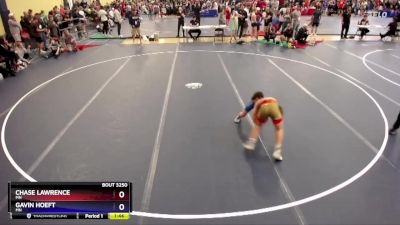 92 lbs 1st Place Match - Chase Lawrence, MN vs Gavin Hoeft, MN