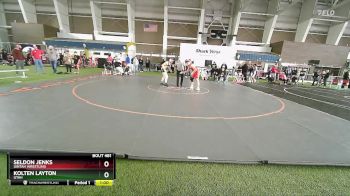 155 lbs Cons. Round 3 - Seldon Jenks, Uintah Wrestling vs Kolten Layton, Utah