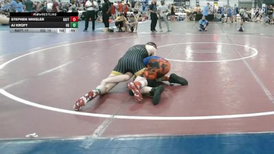 152 lbs Rr Rnd 1 - Stephen Whisler, BattleHawks vs AJ Kroft, Ohio Gold