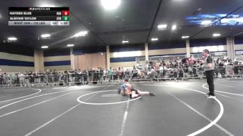 102 lbs Quarterfinal - Hayden Blue, Reign WC vs Alistair Taylor, Spring Hills WC