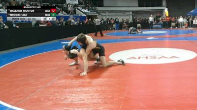5A 150 lbs Semifinal - Brodie Hale, Corner vs Dale Ray Morton, Arab