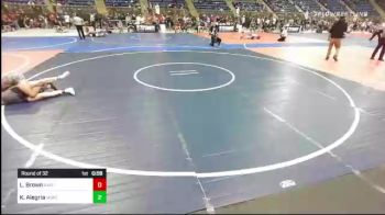 120 lbs Round Of 32 - Logan Brown, Rapid City Cobblers vs Kamron Alegria, Montrose Elite