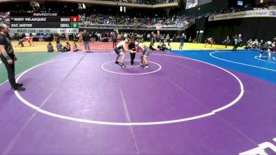 5A 190 lbs Cons. Round 3 - Rudy Velasquez, Midlothian Heritage vs Zac Jaster, Comal Smithson Valley