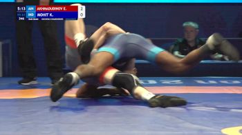 61 kg Finals 1-2 - Eldar Akhmadudinov, Individual Neutral Athletes vs Kumar Mohit, India