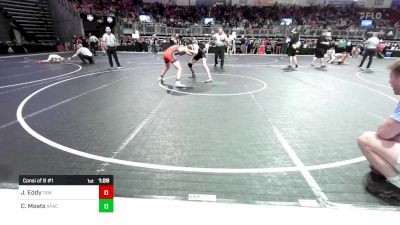 135 lbs Consi Of 8 #1 - Jaydon Eddy, Team Action vs Cameron Moats, Apache Wrestling Club