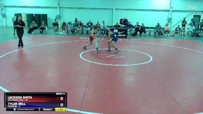 87 lbs Quarterfinals (8 Team) - Jackson Smith, Oklahoma Red vs Tyler Bell, Missouri