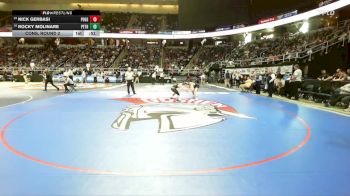 II-116 lbs Cons. Round 2 - Nick Gerbasi, Plainedge vs Rocky Molinare, Petrides