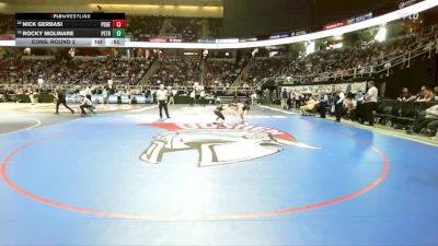 II-116 lbs Cons. Round 2 - Nick Gerbasi, Plainedge vs Rocky Molinare, Petrides