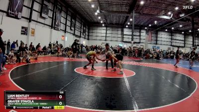 125 lbs Round 3 (6 Team) - Liam Bentley, PIT BULL WRESTLING ACADEMY vs Grayer Stavola, GREAT BRIDGE WRESTLING CLUB - GREEN