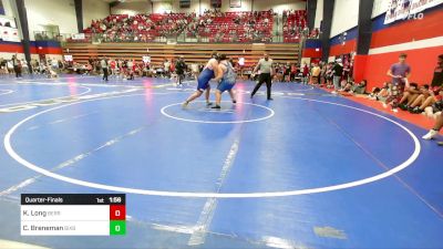 285 lbs Quarterfinal - Kevin Long, Berryhill High School vs Cole Breneman, Bixby HS Boys