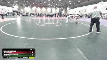 144C Semifinal - Grant Fadler, Platte County vs Brennen Green, Smithville