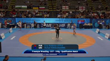51 kg Qualif. - Cruz Little, Puerto Rico vs Michail Kokologiannis, Greece