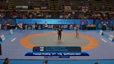 51 kg Qualif. - Cruz Little, Puerto Rico vs Michail Kokologiannis, Greece
