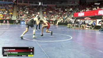 2A-144 lbs Cons. Round 4 - Austin Evans, Creston vs Ashton Moreno, Algona