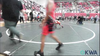 55 lbs Round Of 16 - Ryatt Luchsinger, Lexington Wrestling Club vs Keon Nicholson, Del City Little League Wrestling