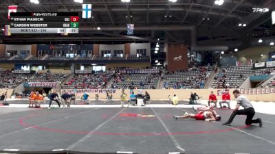 126 lbs Cons. Round 3 - Ethan Piasecki, Dixie Heights vs Carson Webster, Grant County