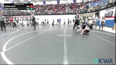 75 lbs Consi Of 4 - Ezekial Kelly, Darko Valley Wolf Pack vs Beau Anderson, Team Worx Wrestling Club