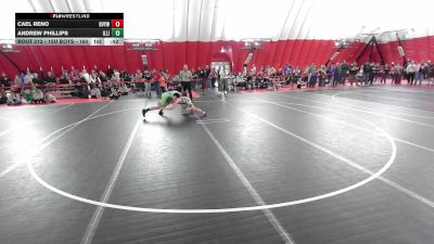 12U Boys - 160 lbs Quarters - Andrew Phillips, Illinois vs Cael Reno, River Valley Youth Wrestling Club