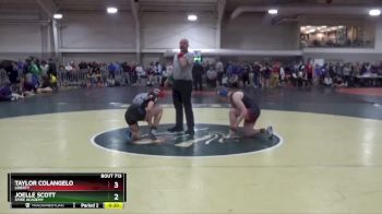 135 lbs Cons. Semi - Addison Lyon, MARYSVILLE vs Mari Bruscino, Cumberland Valley Hs